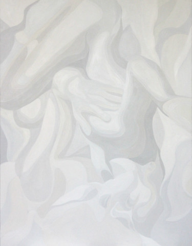 Peinture intitulée "white love" par Adriana Bogdanova, Œuvre d'art originale, Huile