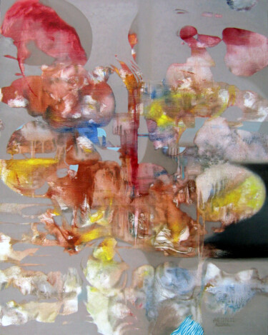 Картина под названием "Ether Substance" - Aeon, Подлинное произведение искусства, Масло Установлен на Деревянная рама для но…