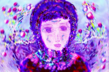 Digitale Kunst mit dem Titel "12. Princess Reborn" von Ageliki Baka, Original-Kunstwerk, Digitale Malerei