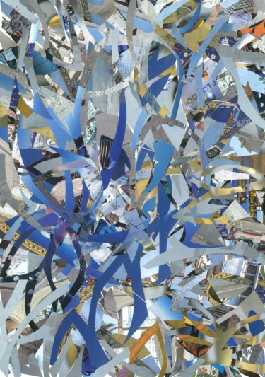 Collages intitulée "Shard" par Agnès Adamowicz, Œuvre d'art originale, Collages