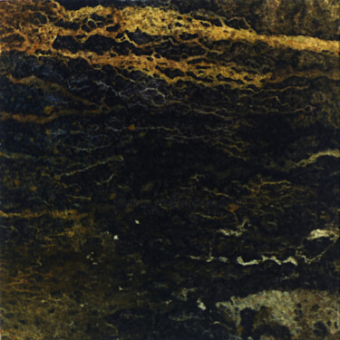 Pintura intitulada "Nuit marbrée" por Agnès Grégis (Au pinceau dansant), Obras de arte originais, Aquarela