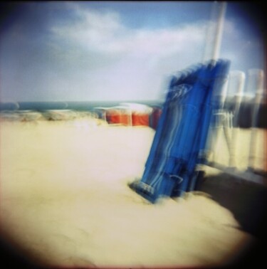 Photography titled "transats blues" by Agnès M, Original Artwork