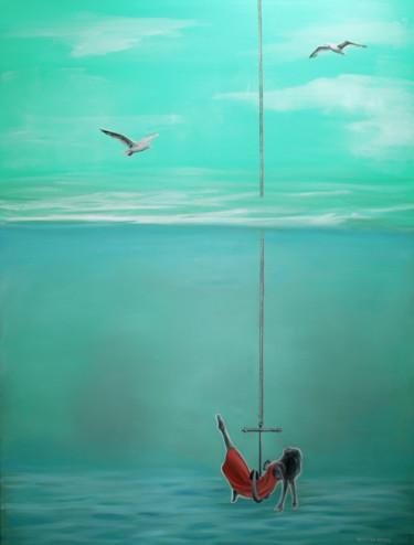 Peinture intitulée "Do you mind if I ha…" par Agnieszka Nosek, Œuvre d'art originale, Huile