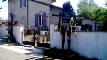 雕塑 标题为“Predator” 由Agostinho Dacunha, 原创艺术品, 金属