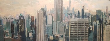"Skyline in New York." başlıklı Tablo Agus Vaquero tarafından, Orijinal sanat, Akrilik