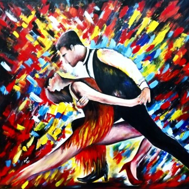 Pittura intitolato "acrylic on canvas,…" da Ailar Razzaghi, Opera d'arte originale, Acrilico