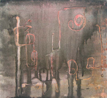 Pintura titulada "Entropía" por Ainhoa Toyos, Obra de arte original, Acrílico