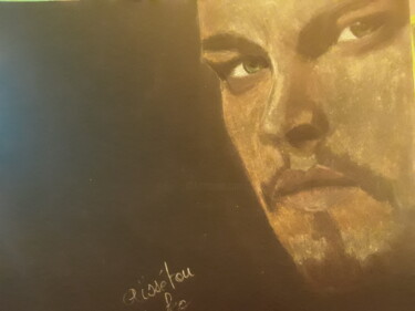 Drawing titled "Portrait Leonardo D…" by Aïssétou Sako, Original Artwork, Pastel