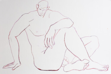 Zeichnungen mit dem Titel "sketch 15" von Akelina, Original-Kunstwerk, Bleistift