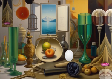 "Modern Still-Life" başlıklı Dijital Sanat Akor tarafından, Orijinal sanat, Dijital Kolaj