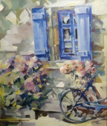 Painting titled "Provence 2" by Aksinia, Original Artwork, Oil