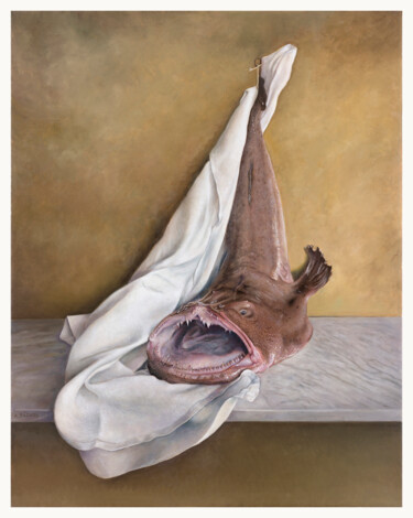 Peinture intitulée "Sous le signe du po…" par Alain Bazard, Œuvre d'art originale, Huile