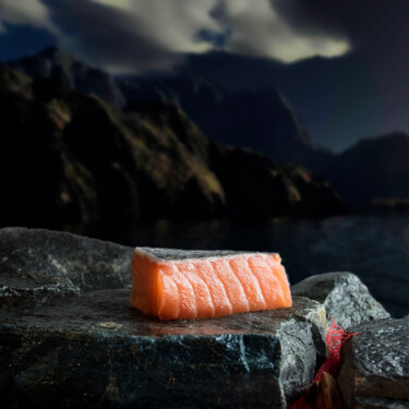 "Cœur de saumon" başlıklı Fotoğraf Alain Boulivet tarafından, Orijinal sanat, Dijital Fotoğrafçılık