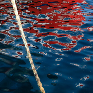 Fotografie getiteld "Reflets rouges" door Alain Machelidon, Origineel Kunstwerk, Niet gemanipuleerde fotografie