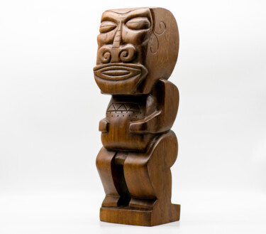 雕塑 标题为“TIKI moyen modèle” 由Alain Polydor, 原创艺术品, 木