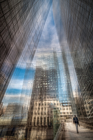 Photographie intitulée "La Défense, Paris -…" par Alain Rappeneau, Œuvre d'art originale, Photographie numérique