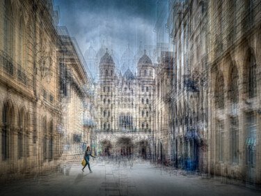 Photography titled "Rue Rameau, Dijon" by Alain Rappeneau, Original Artwork, Digital Photography