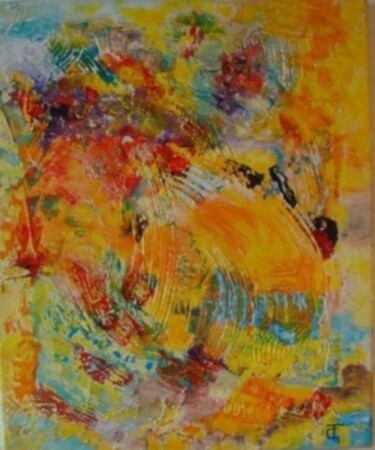 Peinture intitulée "Mouvement" par Alain Turenne, Œuvre d'art originale, Acrylique