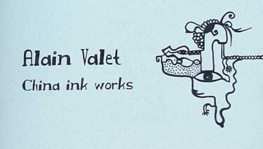 Dessin intitulée "China ink works Vol…" par Alain Valet, Œuvre d'art originale
