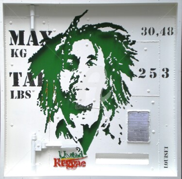 Scultura intitolato "Bob Marley" da Alain Louiset, Opera d'arte originale