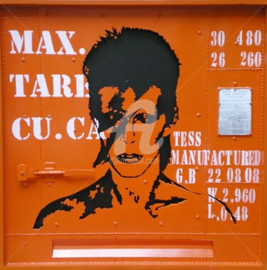 Sculpture intitulée "David Bowie" par Alain Louiset, Œuvre d'art originale