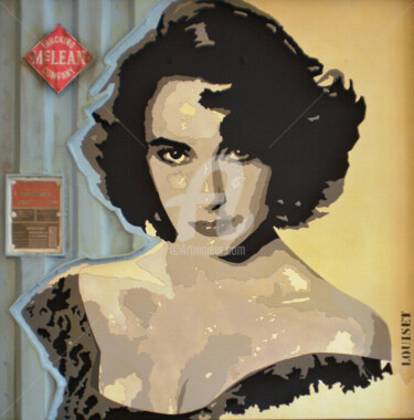 Sculpture titled "Liz Taylor" by Alain Louiset, Original Artwork