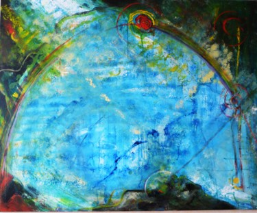 Pittura intitolato "Arc en ciel" da Alain Quillon, Opera d'arte originale, Acrilico