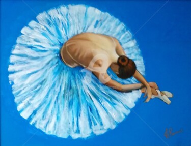Peinture intitulée "ballerine.jpg" par Alain Ravaut, Œuvre d'art originale, Huile
