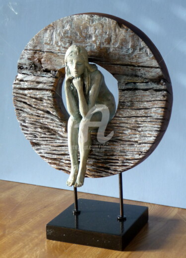 Sculpture intitulée "attente.jpg" par Alain Ravaut, Œuvre d'art originale, Métaux