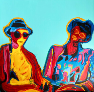 绘画 标题为“Couple 10” 由Alan Chac, 原创艺术品, 丙烯
