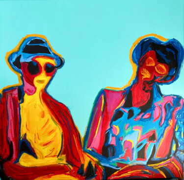 "Couple 10" başlıklı Tablo Alan Chac tarafından, Orijinal sanat, Akrilik