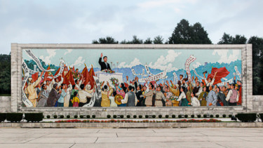 "Kim Il-Sung's speech" başlıklı Fotoğraf Alban Luherne tarafından, Orijinal sanat, Fotoşopsuz fotoğraf