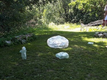 Sculptuur getiteld "Jellystones" door Albanne Cannet Del Litto, Origineel Kunstwerk, Installatie Kunst