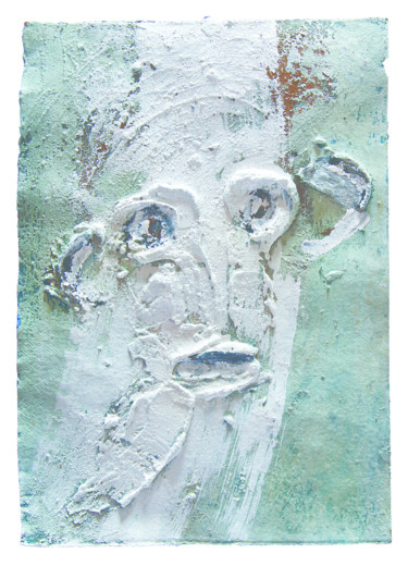 Pintura titulada "Pardal" por Albert Cruells, Obra de arte original, Pigmentos Montado en Cartulina