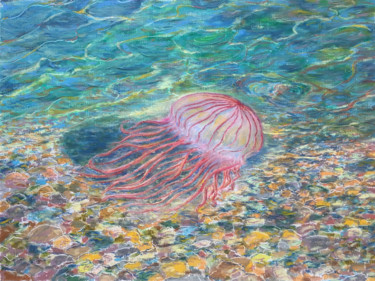 Zeichnungen mit dem Titel "The Beautiful and D…" von Albert Safiullin, Original-Kunstwerk, Pastell