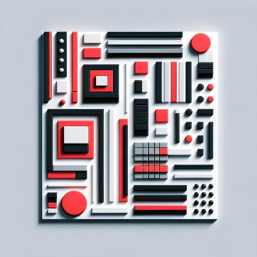 Grafika cyfrowa / sztuka generowana cyfrowo zatytułowany „Synthesis of Form:…” autorstwa Alberto Capitani, Oryginalna praca,…