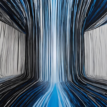 Цифровое искусство под названием "Vortex of Illusion:…" - Alberto Capitani, Подлинное произведение искусства, Изображение, с…