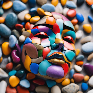 「Festival of Colors:…」というタイトルのデジタルアーツ Alberto Capitaniによって, オリジナルのアートワーク, AI生成画像