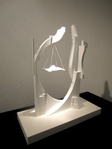 Sculpture titled "EGO lugares #1 (vis…" by Alberto Simões De Almeida, Original Artwork, Wood