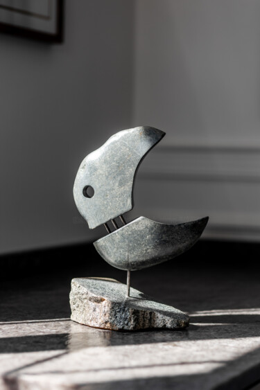 Skulptur mit dem Titel "ART02" von Aleh Usovich, Original-Kunstwerk, Stein