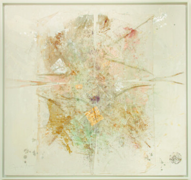 Картина под названием "Copo Infinito" - Alejandra Osollo, Подлинное произведение искусства, Акрил Установлен на Деревянная р…
