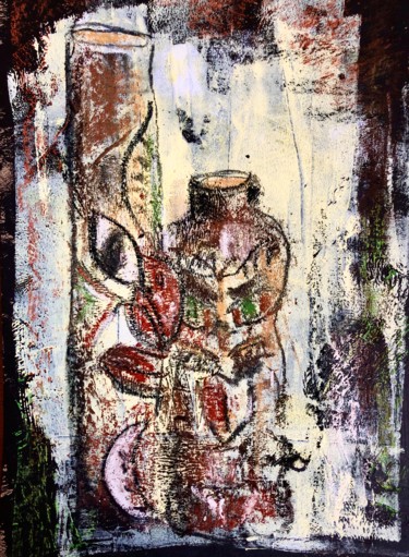 Drawing titled "Pagan Idols" by Alexandra Kraeva, Original Artwork, Pastel