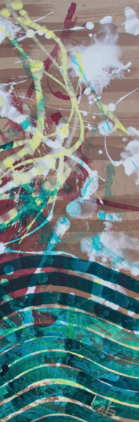 Pittura intitolato "Nature Storm B" da Aleks Andr, Opera d'arte originale, Acrilico