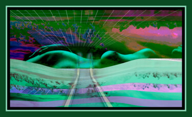 Digital Arts titled "Mirage a8" by Aleks Rosenberg, Original Artwork, 2D Digital Work