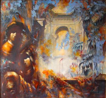 Картина под названием "Two in a classic in…" - Dobrodiy Alexandr, Подлинное произведение искусства, Масло