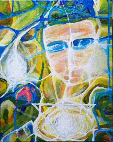 Painting titled "A Light to Light (L…" by Aleksandr Glukhov, Original Artwork, Acrylic