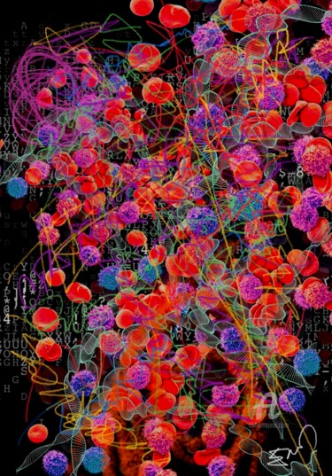 Grafika cyfrowa / sztuka generowana cyfrowo zatytułowany „Fs3-EmDaMi” autorstwa Aleksandr Shepelev, Oryginalna praca, Malars…