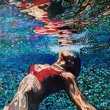 绘画 标题为“Underwater ” 由Alexandra Djokic, 原创艺术品, 丙烯
