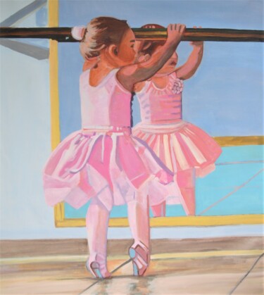 绘画 标题为“Little Ballerina /…” 由Alexandra Djokic, 原创艺术品, 丙烯
