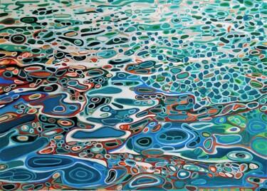 Malerei mit dem Titel "Water Reflection /…" von Alexandra Djokic, Original-Kunstwerk, Acryl